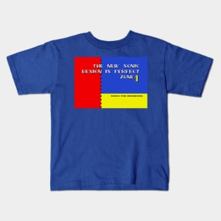 Sonic Movie Redesign Kids T-Shirt